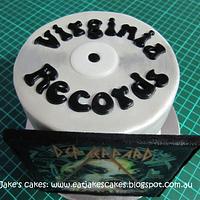 Def Leppard CD cake