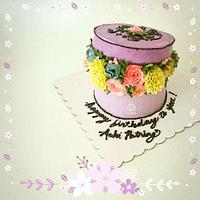 Hatbox cake Hatbox cake