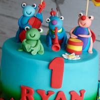 Big Bugs Band cake