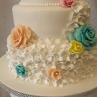 Lindsey & Liam's Wedding Cake