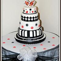 Vegas Wedding Cake