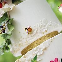 Woodland Wonderland Wedding Cake 