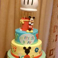 My Icing Smile All Buttercream Mickey Cake