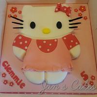 Hello Kitty Birthday cake 