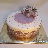 Violet cake 