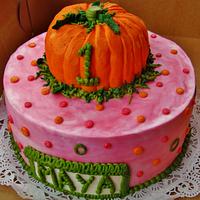 Girly Pumpkin 1st birthday~