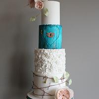 Forbidden Love Wedding Cake