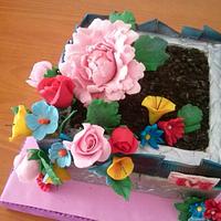 LITTLE FLOWER GARDEN CAKE