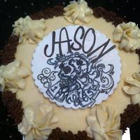Tattoo birthday cake for Jason