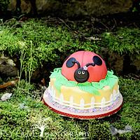 Ladybug cake 