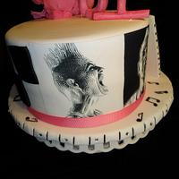No Doubt (Gwen Stefani) 18th Birthday Cake 