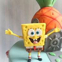 SpongebBob cake