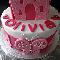 Fairy Princess Castle Cake