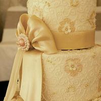 Romantic Gold and Ivory Wedding
