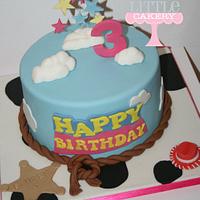 Girly Toy Story cake