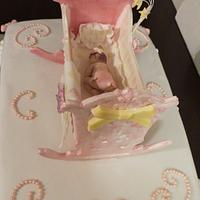 Baby Girl shower cake