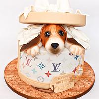 Hatbox Doggie Surprise Hatbox Doggie Surprise
