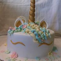 Unicorn birthday cake