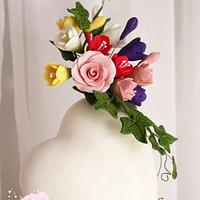 Floral wedding garland