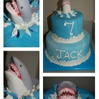 Great White Shark Cake