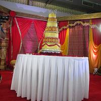 Luxury Bollywood wedding cake