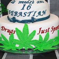 no drugs , just sport cake