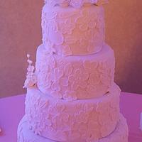 Lace Love Wedding Cake