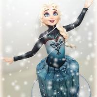 Queen Elsa- "Frozen" Cake