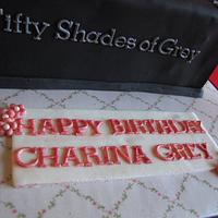 Another 50 Shades of Grey Birthday Cake