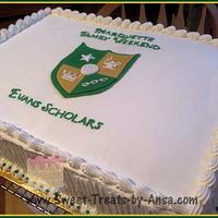 Chick Evans Scholar cake
