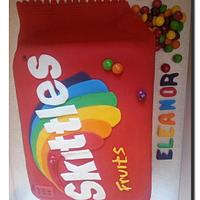 Skittles cake 