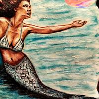 mermaid " under the sea " collaboration 