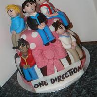 One Direction Character Cake 