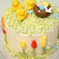 my first easter cake