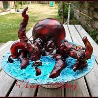 🐙 Octopus Cake