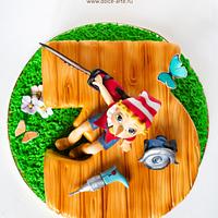 cake with Pinocchio