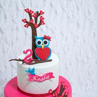 Owl Cake 