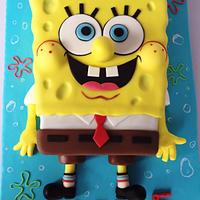 Spongebob birthday cake 