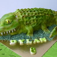Crocodile cake