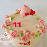Pink Blossom cake