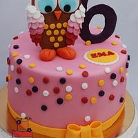 Cake with owl