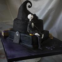 Jack Skeleton birthday cake
