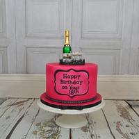 Champagne 18th Birthday Cake..x
