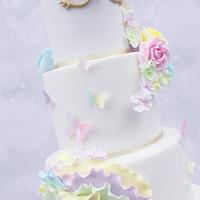 A pretty unicorn cake 