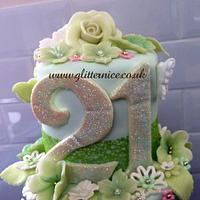 3 Tiered Floral 21st