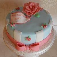 Cath Kidston Inspired Birthday Cake