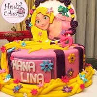 Rapunzel Cake 😍👸👑🌺🌸🌺