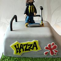 Skatepark / Scooter Cake