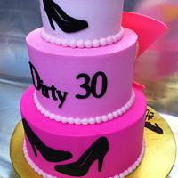 Party Girl's 30th B-Day Cake