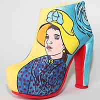 Pop-art shoe Van Gogh